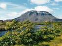 Primjer islandskog vulkana 