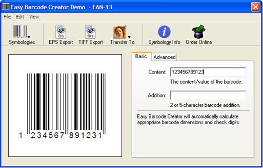 easy barcode creator