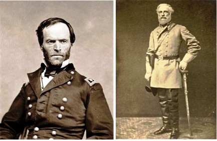 General-William-Sherman i General Lee.