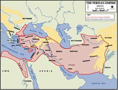 Mapa persijskog carstva 