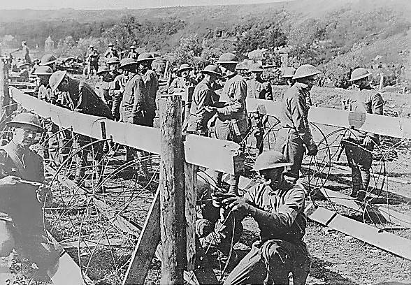 Americki inženjerci pri povratku sa fronta tokom Bitke u Saint Mihielu